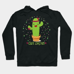 Cute Cactus Lover Cacti Funny T-Shirts for women and girls Hoodie